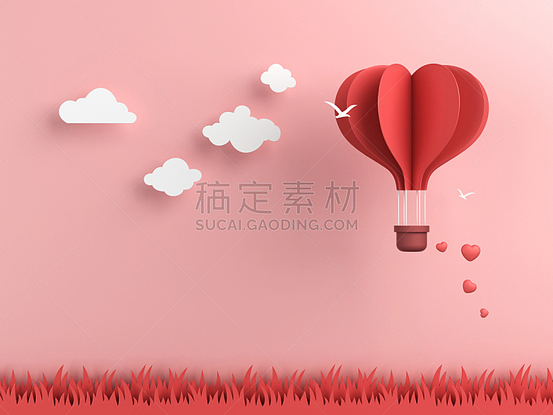 折纸工艺,云,热气球,情人节,纸制品,情人节卡,飞艇,项坠,气球,纸牌