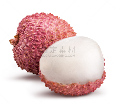 清新,白色背景,背景分离,荔枝,分离着色,水平画幅,素食,韩国食物,生食,果汁