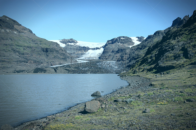 自然,冰岛国,瓦特纳冰川国家公园,史卡法特,负冲效果,国家公园,水平画幅,地形,雪,冰河