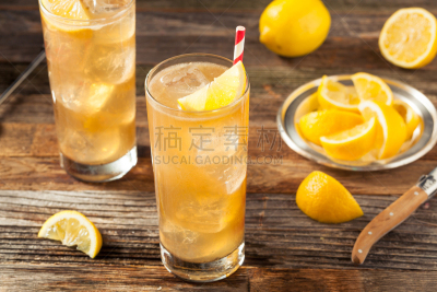 冰茶,长岛,褐色,水平画幅,玻璃,鸡尾酒,含酒精饮料,果汁,夏天,饮料
