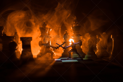国际象棋,骑军,商务,中世纪时代,棋盘,策略,想法,棋盘游戏