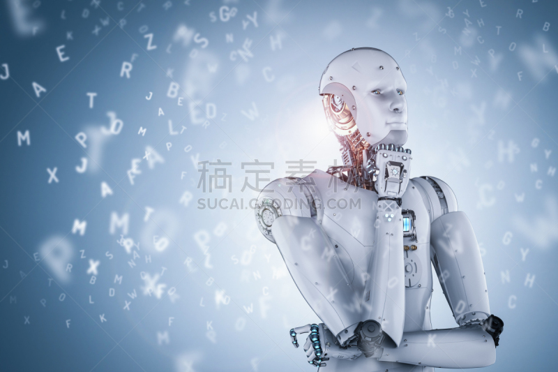 自动的,字母,机器学习,一致,电子人,电子培训,智慧,电子行业,脑风暴,未来