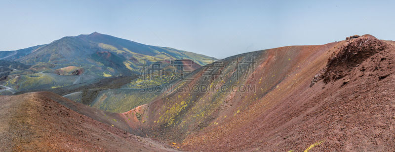 意大利,埃特纳火山,西西里,自然界的状态,环境,雪,公园,草,著名景点,小路