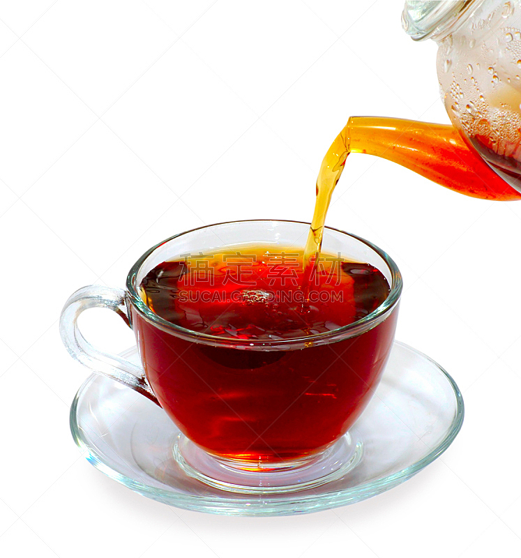 茶壶,茶杯,饮料,活力,茶,传统,热,背景分离,杯,玻璃杯