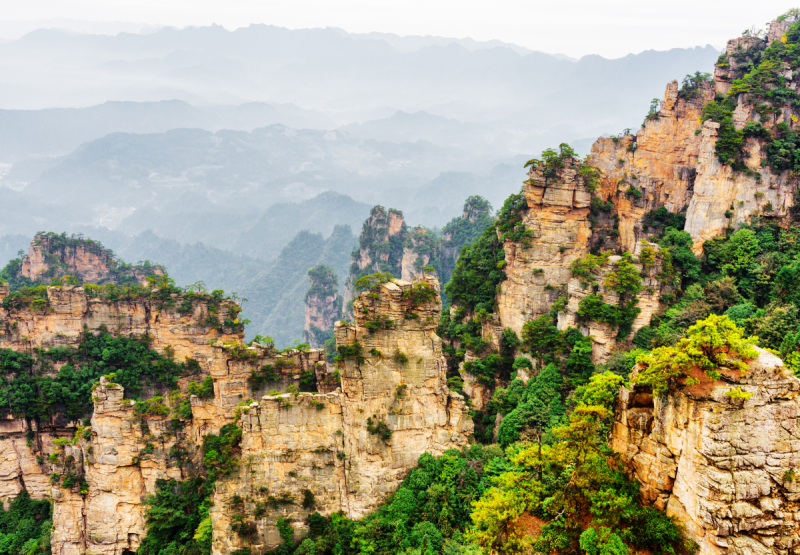 岩石,高大的,围墙,狭窄的,非凡的,公园,水平画幅,山,旅行者,户外预览效果