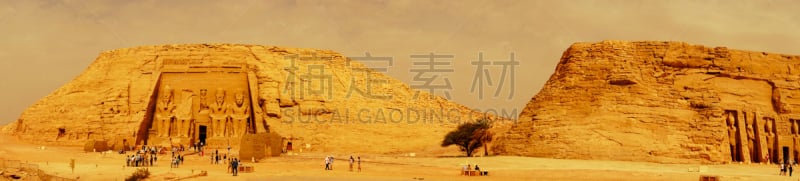 阿布辛比尔,埃及,努比亚,rameses ii,拉美西斯二世大神殿,古埃及文明,法老,纪念碑,古代文明,水平画幅