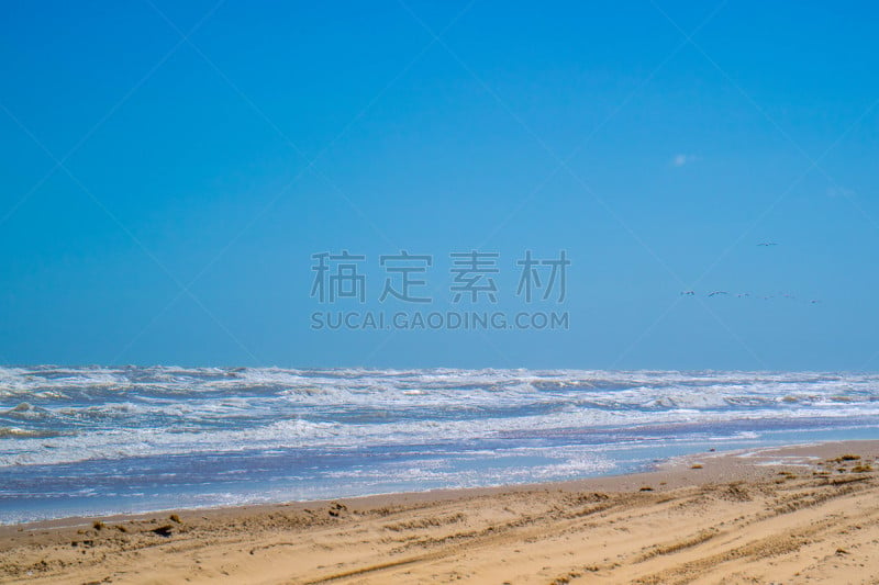 南帕诸岛,德克萨斯,沙子,海滩,海湾沿海,自然美,柔和,国内著名景点,热,平视角