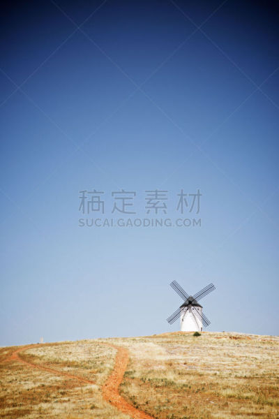 传统,西班牙,现代风车,风,刀刃,磨坊,著名景点,古典式,农场,能源