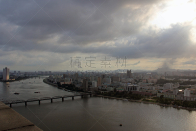 主体思想塔,平壤,朝鲜,塔,都市风景,水平画幅,无人,摄影,旅游,旅行
