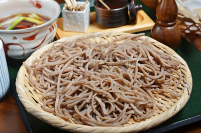荞麦面,褐色,吝啬的,水平画幅,传统,排骨,荞麦,生食,膳食,夏天