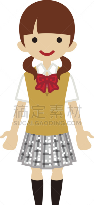 米色,汗衫,女高中生,仅日本人,背景分离,儿童教育,东亚人,简单,儿童,日本人