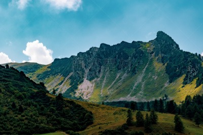 列支敦士登公国,滑雪场,看风景,传统,运动,中欧,乡村风格,夏天,户外,旅行者