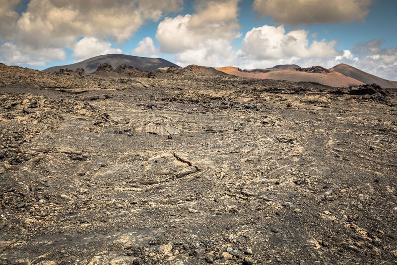 timanfaya national park,兰萨罗特岛,岛,火山地形,金丝雀,褐色,水平画幅,大西洋群岛,旅行者,户外