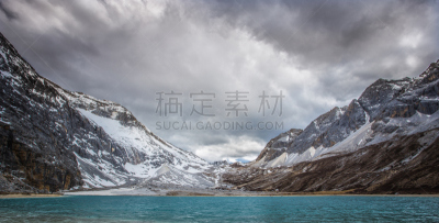 稻城亚丁,湖,山,天空,美,风,艺术,水平画幅,美人,云景