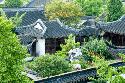 周庄,乡村,苏州,水平画幅,建筑,无人,房地产,户外,建筑业,亭台楼阁