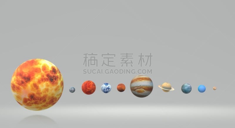 三维图形,科学,太阳,组物体,天文学,背景,图像,绘画插图,水平画幅,轨道运行