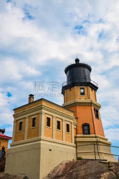 斯普利特岩灯塔,灯塔楼,裂口石灯塔州立公园,垂直画幅,无人,著名景点,建筑外部,户外,明尼苏达,摄影