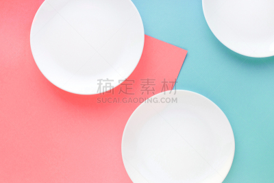 白色,盘子,三个物体,彩色背景,混沌,新的,艺术,水平画幅,形状,帽贝