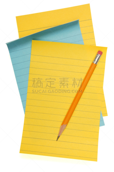 便签,铅笔,留言板,格记录纸,垂直画幅,办公室,空白的,留白,办公用品,消息
