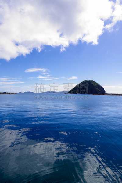 冲绳县,岛,地形,偏远的,船,旅途,客船,渡轮,水面,客轮