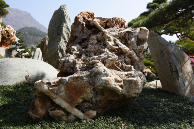 岩石,喇麻庙,苏州,枯山水,清朝,九龙半岛,水,水平画幅,户外,石材