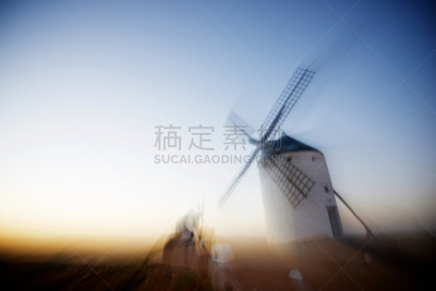 现代风车,风车镇,传统,风,刀刃,复古风格,磨坊,著名景点,农场,能源