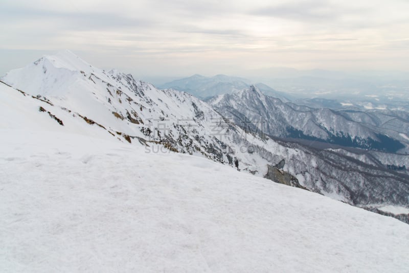 冬天,山,daisen,鸟取,活力,风险,山脊,本州岛中国地区,鸟取县,户外