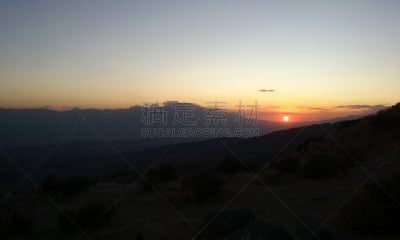 加利福尼亚,沙漠,太阳,自然,古奇拉谷,美国,水平画幅,云,山,无人
