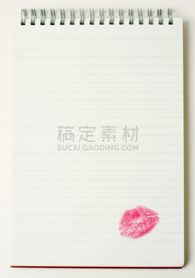 情书,可爱的,螺线,背景分离,格记录纸,活页夹,嘴唇,漩涡形,情人节,成一排
