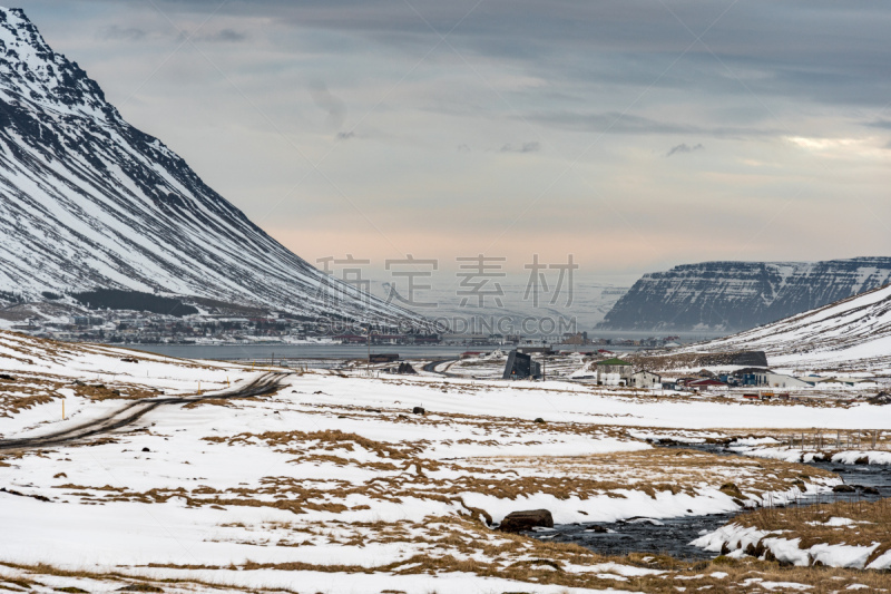 雪,山脉,山谷,自然,天空,山口,西峡湾区,水平画幅,地形,山