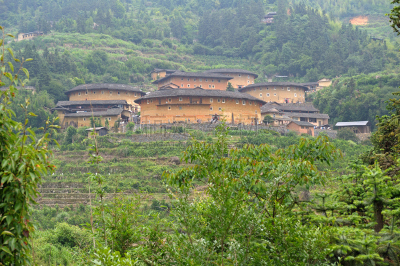 客家族,乡村,自然,旅游目的地,水平画幅,地形,山,无人,蒂卢,福建省