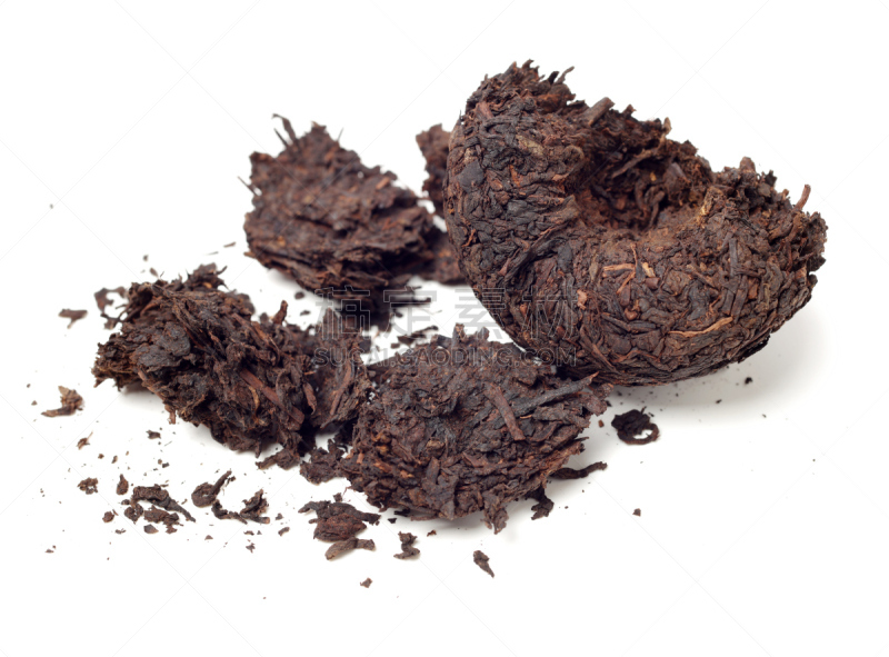 白色背景,古老的,钚,红茶,微距,瓷器,有机食品,健康保健,红色,草本