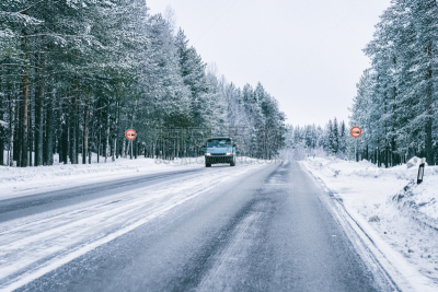 载人车,芬兰,冬天,路,拉普兰,大风雪,气候,旅途,卡车,汽车
