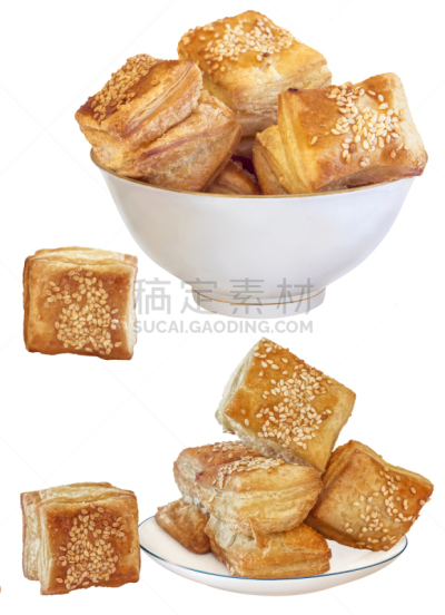 小的,白色背景,芝麻,清新,奶酥,正方形,分离着色,背景分离,餐具,自制的