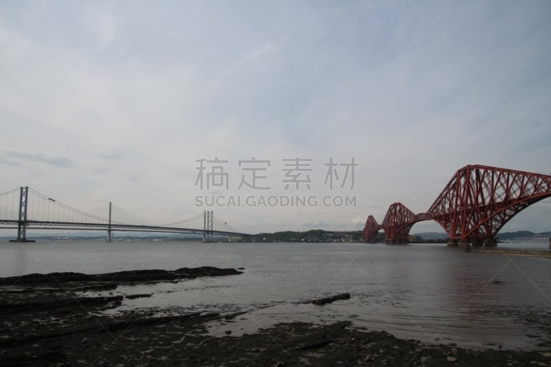 苏格兰,福斯铁路桥的峡湾,风景,图像,海洋,英国,福斯河湾,著名景点,钢铁,无人