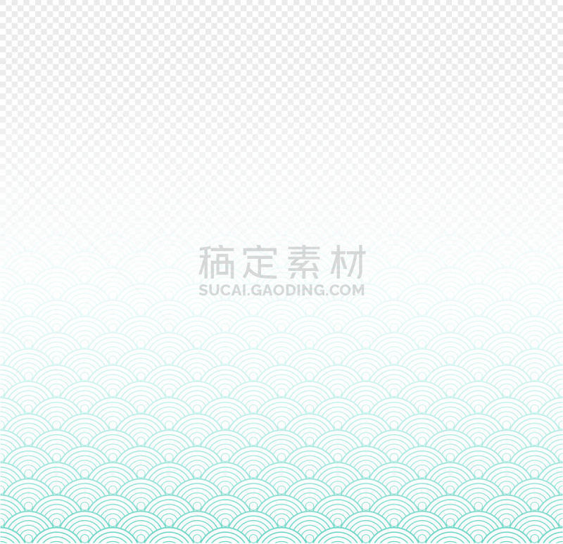 四方连续纹样,背景,矢量,波形,传统,海浪,螺线,云景,春节