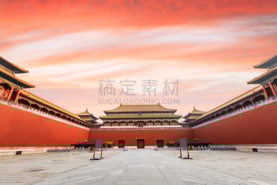 北京,过去,宫殿,故宫,亭台楼阁,天空,美,古老的,园艺展览,国际著名景点