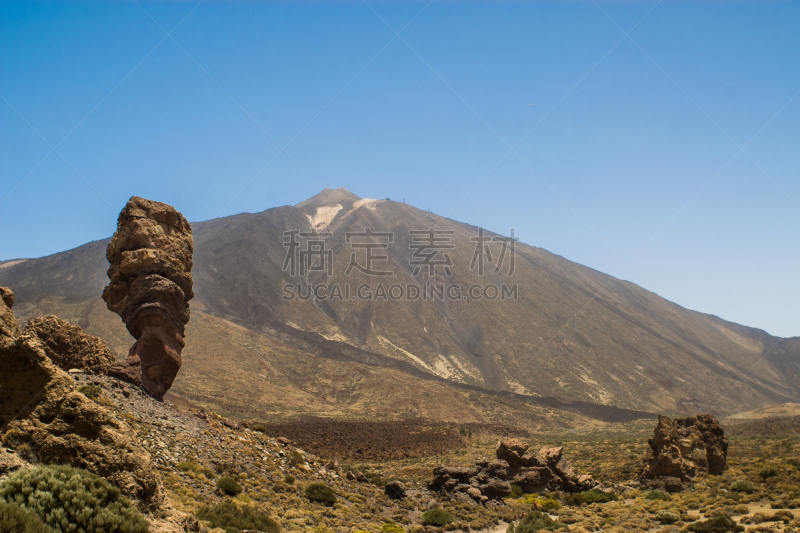 地形,洛斯罗克斯群岛,皮可德泰德山,水平画幅,火山地形,大西洋群岛,旅行者,户外,特内里费岛,加那利群岛