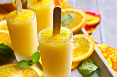 水果,自制的,果汁冰糕,冰棒,冰淇淋,水平画幅,木制,无人,有机食品,果汁