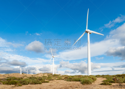 山,磨坊,发电站,升压站,可持续生活方式,风轮机,风力,天空,风,水平画幅