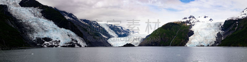 冰河,巴里岛,有舵手划艇,卡斯基德山脉,水,天空,雪,中南阿拉斯加,旅行者,夏天