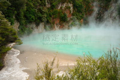 水,公园,水平画幅,无人,火山地形,泥土,地狱火,夏天,户外,湖