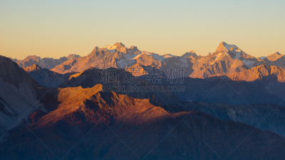 ecrin national park,冰河,远距离,天空,高处,在上面,国家公园,阿尔卑斯山脉,法国,山顶