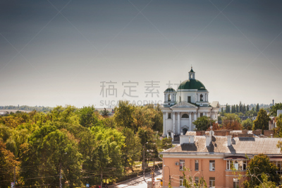 都市风景,乌克兰,2017年,天空,圣若望,基辅州,水平画幅,山,无人