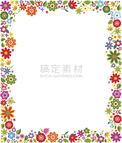 边框,花纹,多色的,国境线,奥龙普雷托,人老心不老,蝴蝶,绘画插图,夏天,卡通
