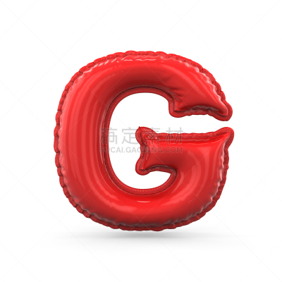 三维图形,英文字母g,红色,气球,充气品,分离着色,英语,单词,背景分离,字母