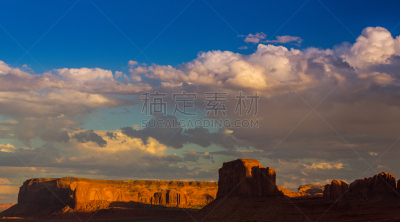 风景,亚利桑那,纪念碑山谷,自然美,在下面,热,光,天空,岩层,北美