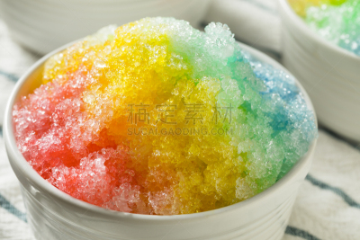 剃胡子,彩虹,冰,甜食,自制的,水平画幅,雪,传统,夏天,碾碎了的