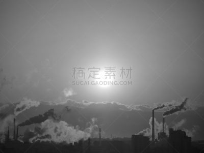 工厂,莫诺湖,未来,水平画幅,无人,环境损害,石材,单色调,过去,建筑业
