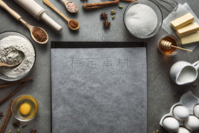 小麦面团,面粉,静物,菜单,配方,食品,现代,甜点心,打蛋器,自制的